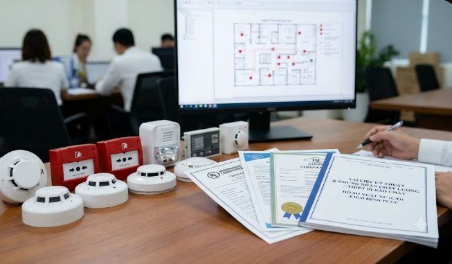 Vai trò của hồ sơ xuất xứ và chứng nhận chất lượng thiết bị báo cháy