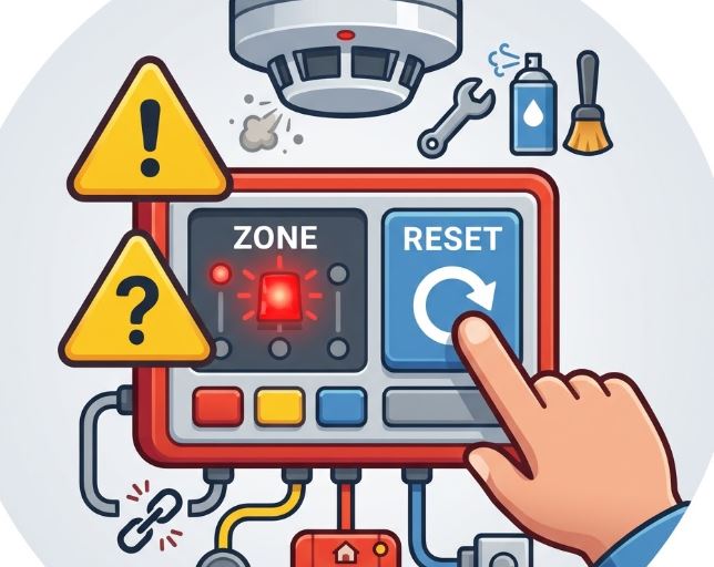 Cách xử lý khi một zone báo cháy liên tục